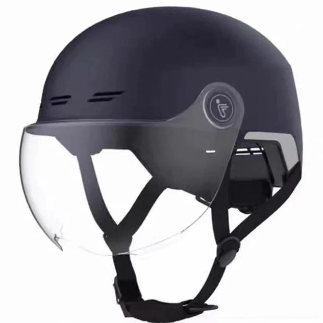 Ninebot Commuter Helmet Deep Blue with Sun Visor | Lightweight Safety Helmet