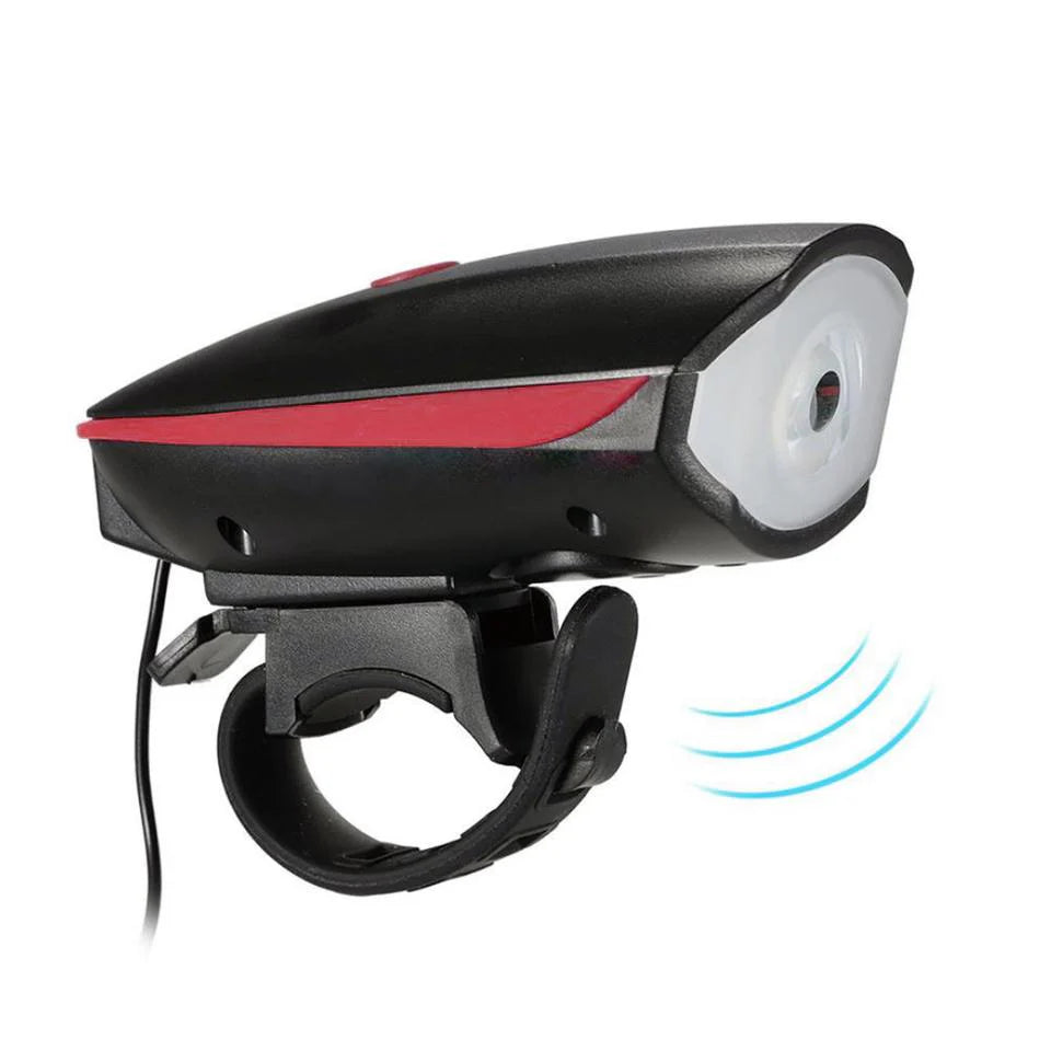LED Scooter & Bicycle Headlight with Super Horn | Water-Resistant E-Scooter Lamp